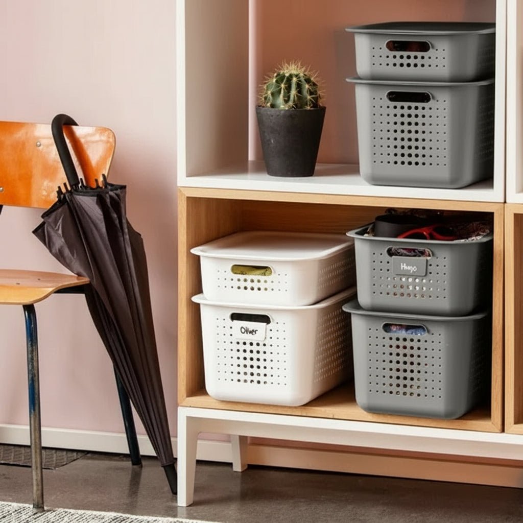 30859476_alt01.jpg Light Grey Storage Baskets - Image 4