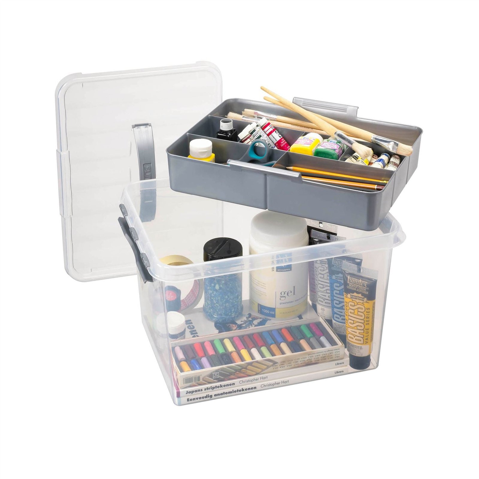 742b65d7-9231-4033-be7e-c392f3881531.jpg Crafts Storage Box And Tray - 22 Litre