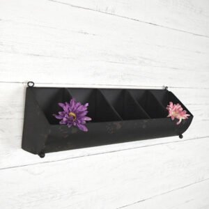Black Metal 5 Pocket Cubby