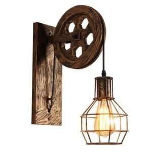 Sierra Peaks Rustic Vintage Retro Industrial Wall Sconce Light