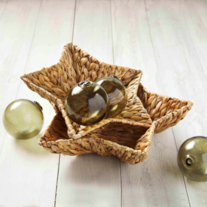 Water Hyacinth Star Baskets