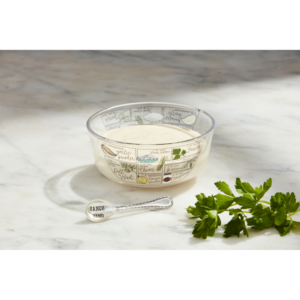 Ranch Dressing Glass Tidbit 2-piece set