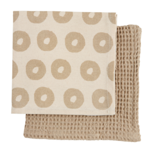Rocky Ridge Cream or Taupe Waffle Towel Set